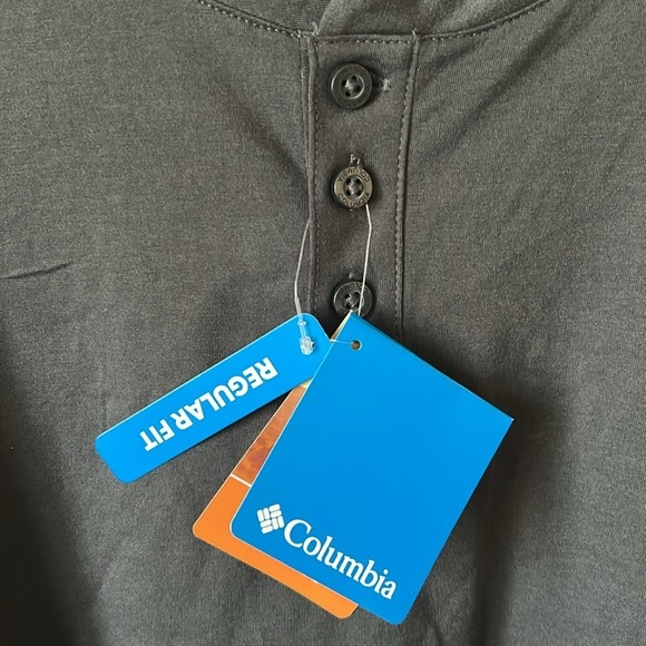 NWT Columbia Poplar Hill FS Short Sleeve Henley Men’s XXL - Picture 3 of 10